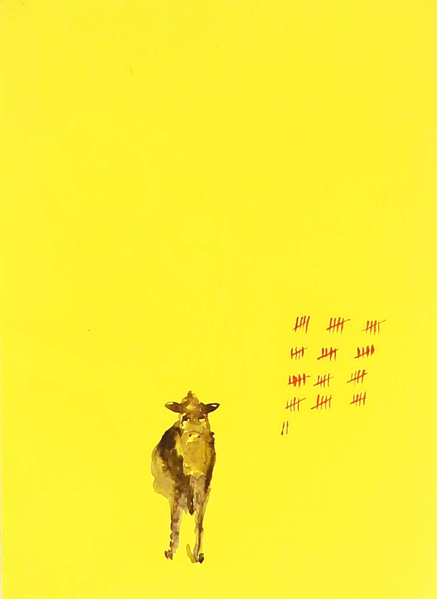 Vaca, 2018, 
aquarelle sur papier, 
40 x 60 cm